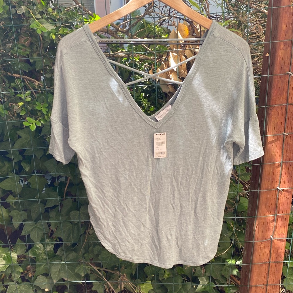 Tillys Blue Blouse